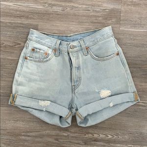 Levi 501 jean shorts